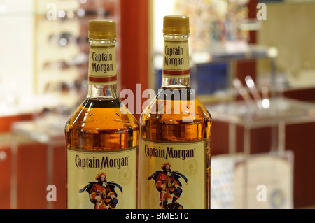 Bottles of Rum Stock Photo