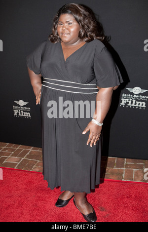 Actress Gabourey 'Gabby' Sidibe at the 2010 Santa Barbara International Film Festival. (Photo by Scott London) Stock Photo