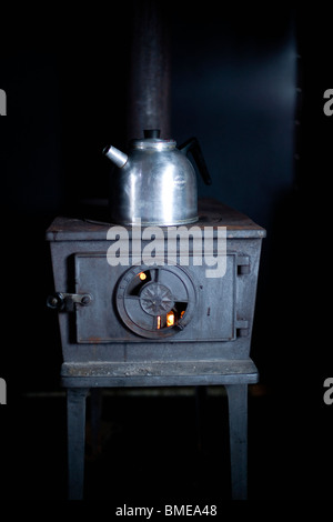 An old stove, Sweden. Stock Photo