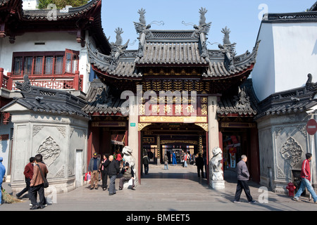 Cheng Huang Miao Temple, Shanghai, China Stock Photo