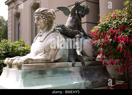 THE ELMS (1901), NEWPORT, RHODE ISLAND Stock Photo