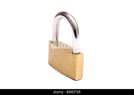 Padlock isolated on white background Stock Photo