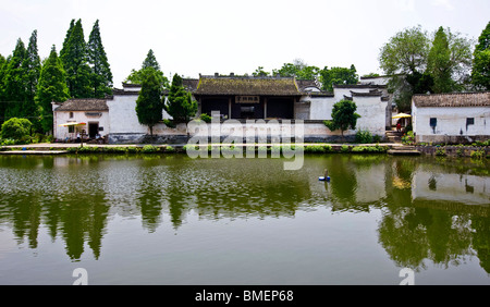 Ancestral Shrine Of Zhuge Liang, Zhuge Bagua Village, Jinhua City, Zhejiang Province, China Stock Photo