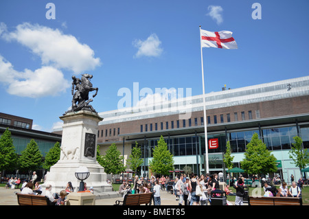 Old Eldon square Newcastle upon Tyne Stock Photo