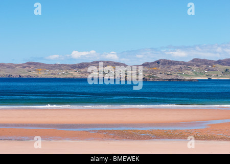 Beach at Mellanguan beside Loch Ewe, Wester Ross, Highland, Scotland, UK. Stock Photo