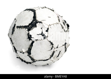 Game over old football Stock Photo