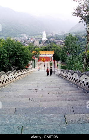 Mount Wutai, Xinzhou City, Shanxi Province, China Stock Photo