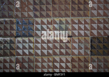 Medieval tiles, Winchester Cathedral, Winchester, England, UK Stock Photo