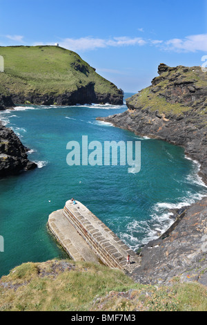 Harbour, Boscastle, Cornwall, England, United Kingdom Stock Photo