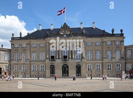 The Frederik VIII Palace at Amalienborg Palace is going to be the Crown Prince Frederik and Princess Mary's future residence. Stock Photo