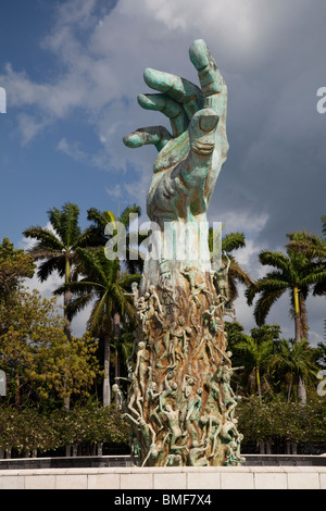 The Holocaust Memorial on Miami Beach. Stock Photo