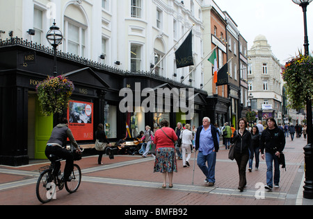 M&S Marks and Spencer store on Grafton Street Dublin Ireland Stock Photo