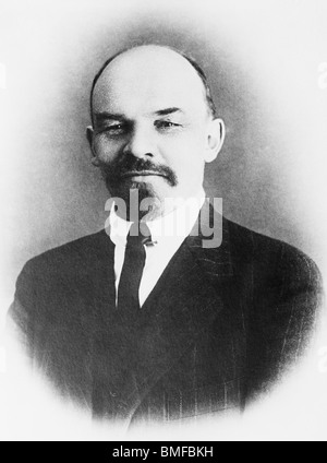 Undated portrait photo of Russian revolutionary and communist leader Vladimir Lenin (1870 – 1924). Stock Photo