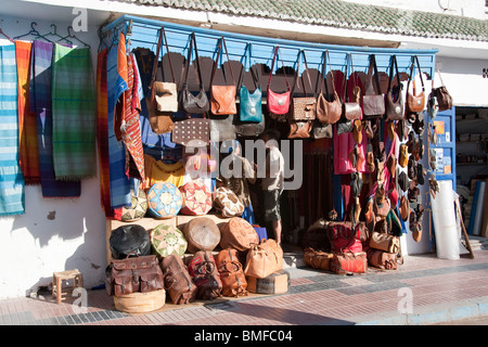 Street shop in Medina, Essaouira. Stock Photo