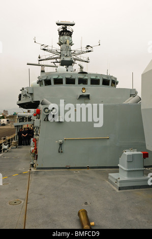 HMS Monmouth, a type 23 frigate within the Royal Navy Stock Photo