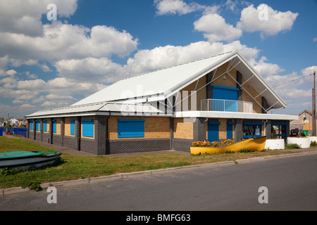The new community centre in Jaywick, Essex, UK Stock Photo