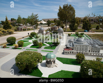 Turkey Antalya - scale model architecture at Minicity. Stock Photo