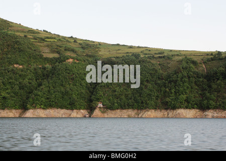 Yalu River, Dandong, Liaoning Province, China Stock Photo