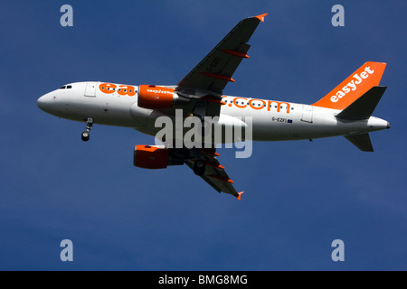 planes enroute to land at stansted airport, essex, england, uk Stock Photo