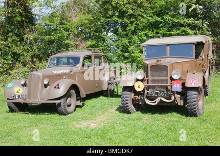Humber military vehicles at Banham Norfolk UK 1940's day Stock Photo ...