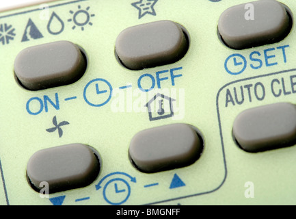 Close up of a Remote buttons. Good details. Stock Photo
