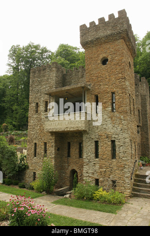 Loveland Castle Chateau Laroche. Loveland, Cincinnati, Ohio, USA. Medieval style castle built by Harry D Andrews. Stock Photo