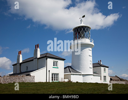 Lighthouse Caldey Island Wales UK Stock Photo