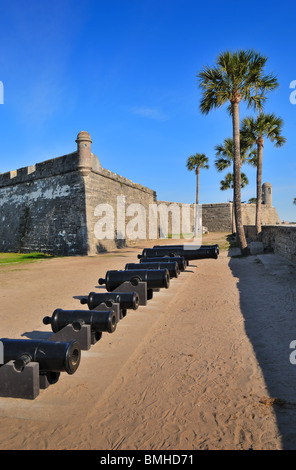 Castillo de San Marcosis one of the oldest masonry forts in the continental United States and has been very well preserved. Stock Photo