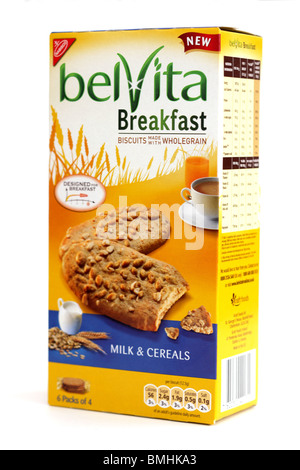 Belvita Milk and Cereal Breakfast Biscuits Stock Photo