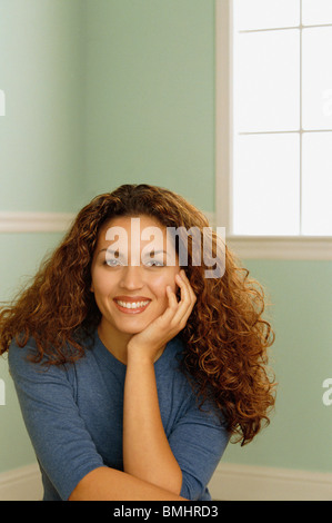 Portrait of a beautiful woman Stock Photo
