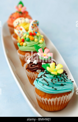 Assorted cupcakes Recipe available Stock Photo