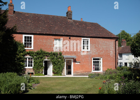 Jane Austen's House Museum, in the picturesque village of Chawton, Hampshire, UK. Stock Photo