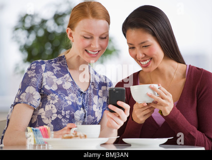 Friends at a cafe Stock Photo