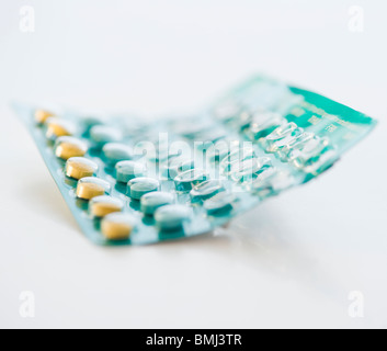 Birth control pills Stock Photo