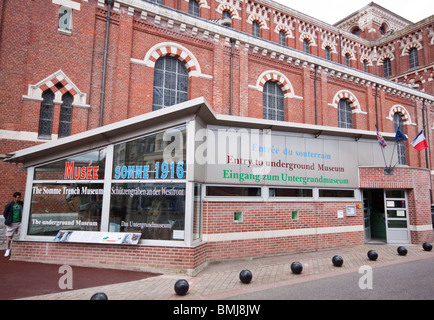 Somme Trench Museum in Albert France Stock Photo