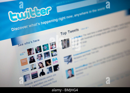 Twitter website screen shot Stock Photo - Alamy