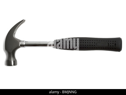 Claw hammer on white background Stock Photo
