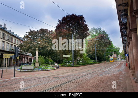 Mulhouse, Tramway Stock Photo