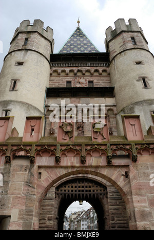 Spalentor fortified gate, Basel, Switzerland Stock Photo