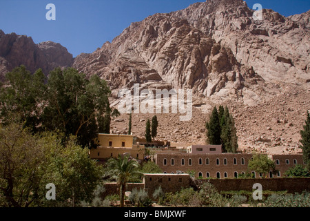 Holy Monastery of St. Catherine at Mount Sinai, South Sinai, Egypt Stock Photo