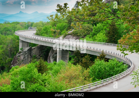 Linn Cove Viaduct Stock Photo