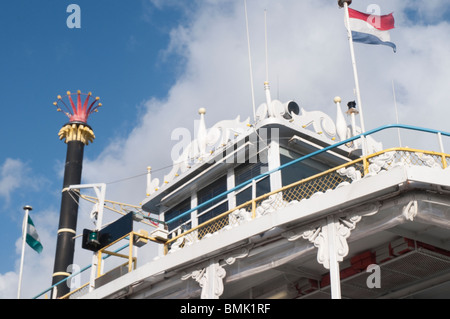 Jungle Queen restaurant boat  for dinner cruises in Fort Lauderdale, Florida, USA Stock Photo