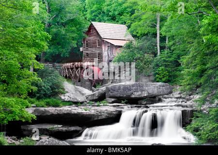 Glade Creek Grist Mill Stock Photo