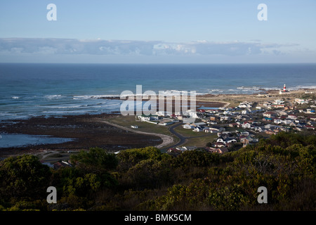 Cape Agulhas, L'Agulhas, the most southerly point in South Africa. Stock Photo