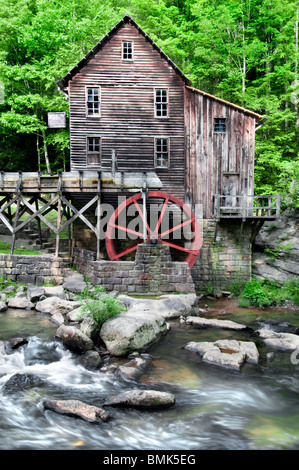 Glade Creek Grist Mill Stock Photo