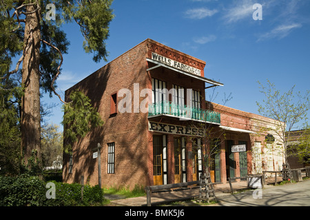 Wells Fargo Express Office, Columbia Historic State Park,California, USA Stock Photo