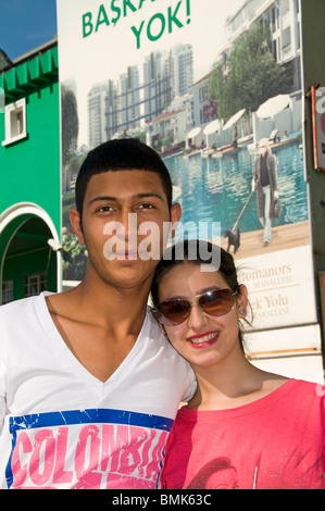 Ankara young man woman smile love Turkish Turkey Stock Photo