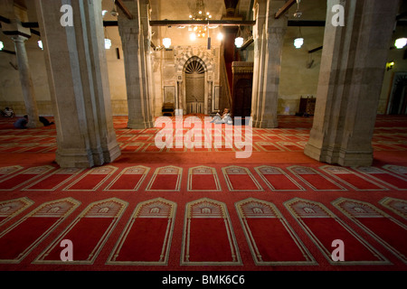 Mirhab and minbar in the Mosque of al-Azhar, Cairo, Al Qahirah, Egypt Stock Photo