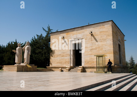 Ankara Anit Kabir mausoleum of Mustafa Kemal Ataturk founder of modern Turkey Stock Photo