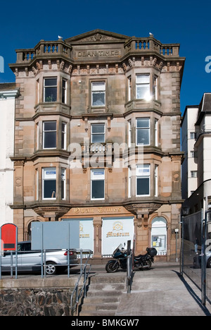 The Oban Times Building Corran Esplanade Oban Lorne Argyll West Western Scotland Stock Photo